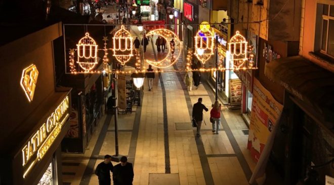 FATSA RAMAZAN IŞIKLARIYLA AYDINLANDI